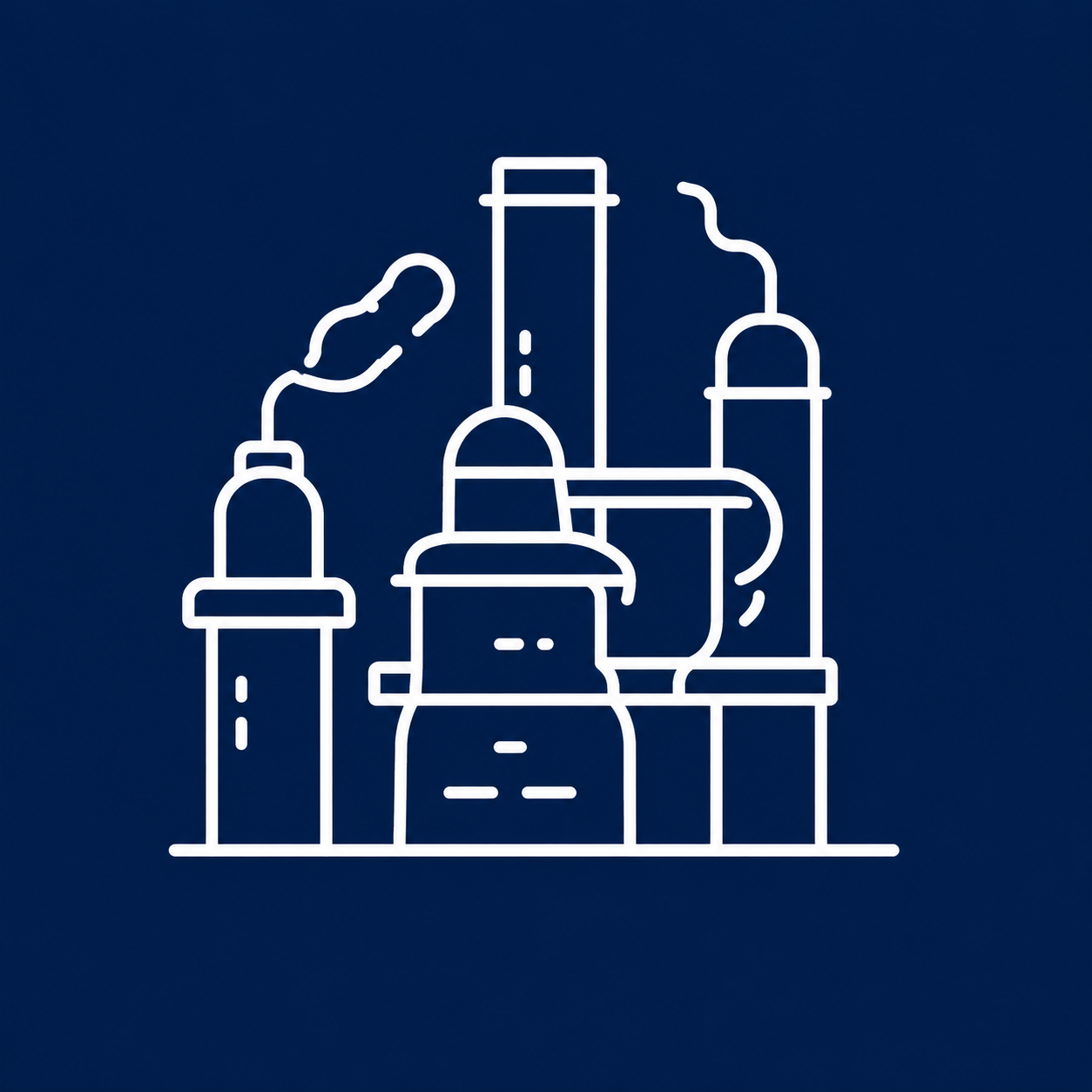 Chemical plant icon